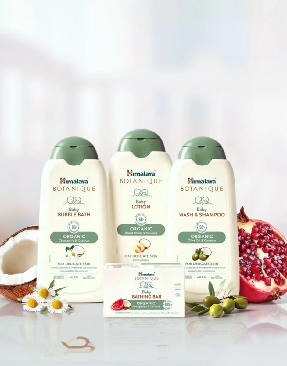 Himalaya Botanique baby care product range